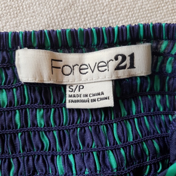 Forever 21 Striped Tiered Camisole Tank Top - Picture 3 of 3